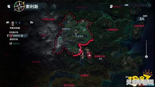 天谕手游雷元素全地图探索指南，解锁隐藏宝藏与强力技能