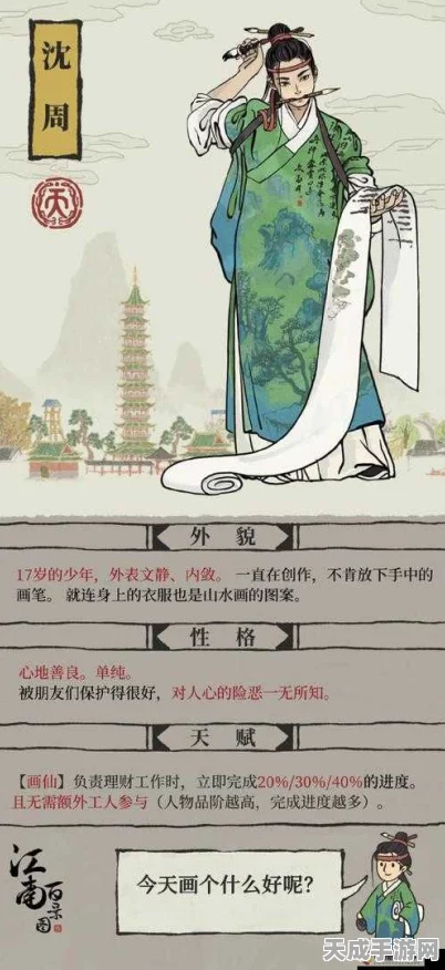 江南百景图沈周爆红揭秘，艺术魅力与游戏互动的完美融合