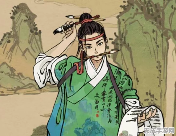 江南百景图沈周爆红揭秘，艺术魅力与游戏互动的完美融合