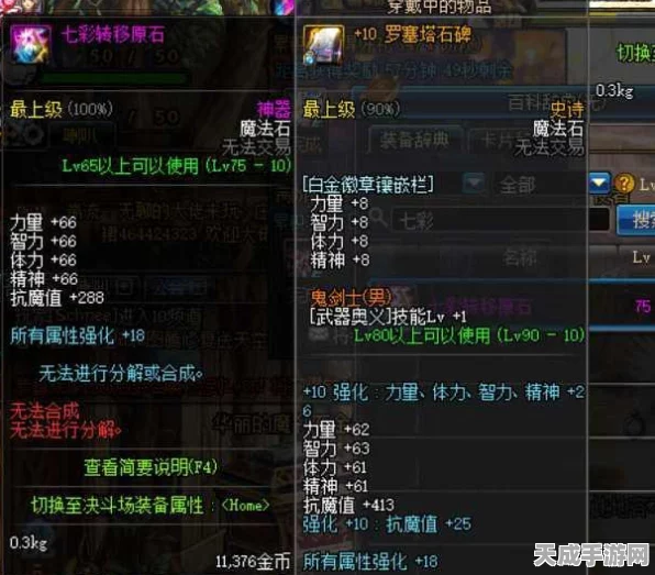 地下城与勇士，特殊属性装备大揭秘，谁是王者之选？