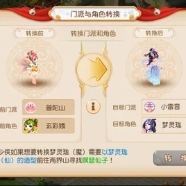 梦幻西游手游转门派全解析，原有物品保留情况大揭秘