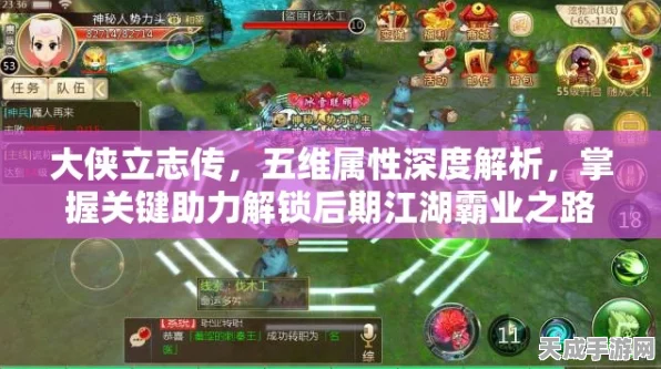 大侠立志传深度攻略，揭秘主角五维属性高效提升法