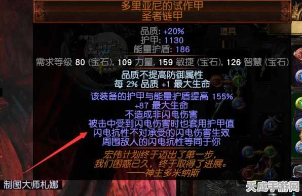 流放之路高手秘籍，揭秘负电甲堆负电抗的极致技巧
