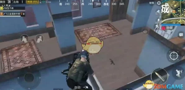 绝地求生刺激战场，揭秘三层房顶BUG跳法，掌握高效资源管理与战斗技巧