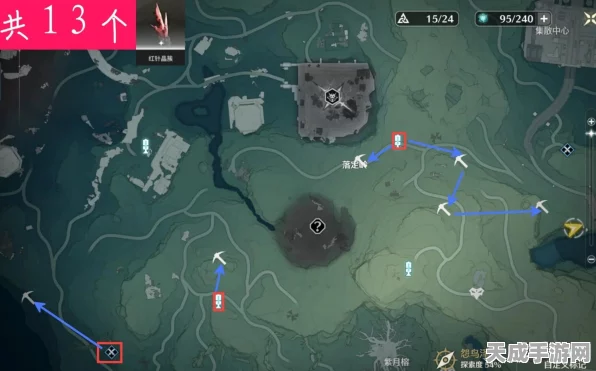 鸣潮探索指南，揭秘红针晶簇高效采集路线与技巧