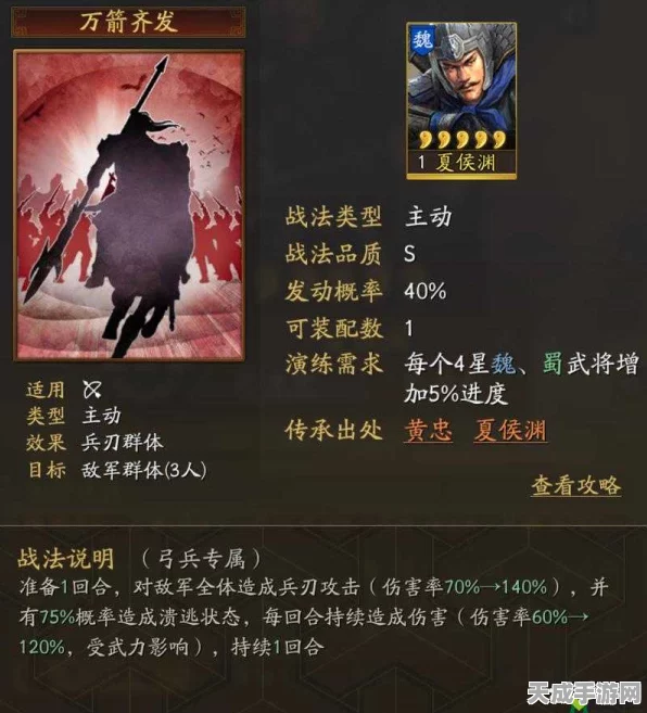 三国志战略版深度解析，夏侯渊培养价值与顶级阵容搭配策略
