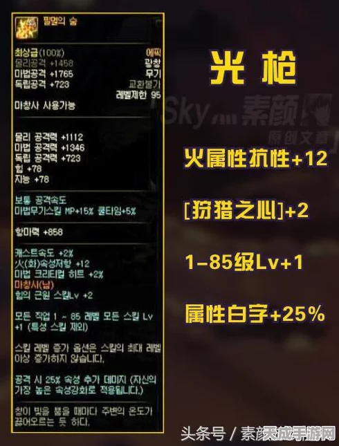 DNF光枪属性大比拼，实战评测与网友热议深度剖析，揭秘顶级玩家选择