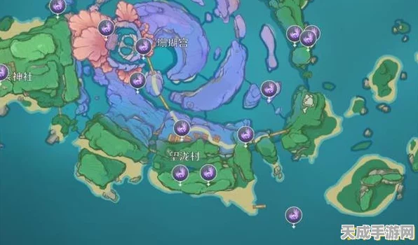 原神深度探索，雷神像全位置攻略与隐藏秘密大揭秘