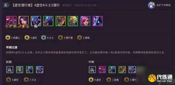 云顶之弈攻略，揭秘虚空斗刺阵容高效上分秘籍
