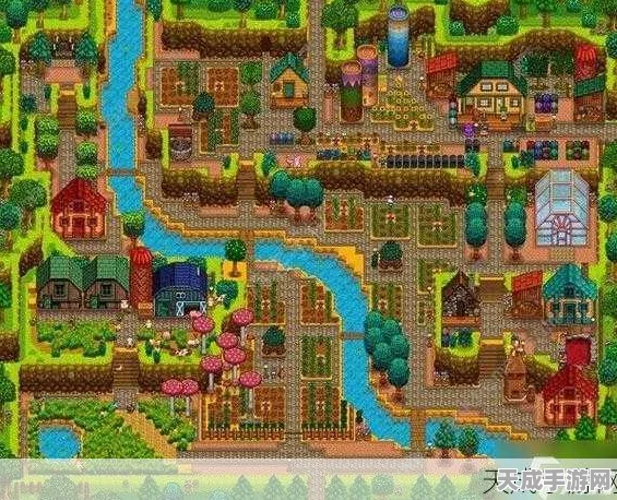 星露谷物语深度攻略，完美农场布局与古董寻宝图全揭秘