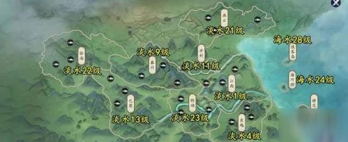 天涯明月刀钓鱼秘籍，解锁全地图钓鱼宝藏点