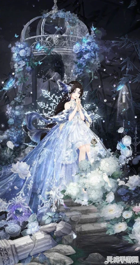 奇迹暖暖冰蓝古典梦套装上线，参与活动赢取限定饰品，共赏古典梦幻交织之美