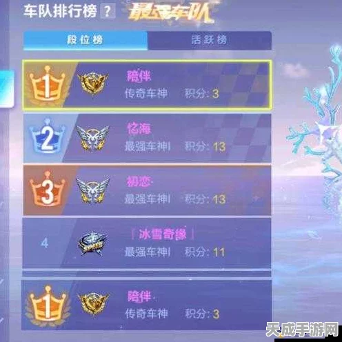 QQ飞车手游车队组建全攻略，打造极速传奇，驰骋赛道巅峰