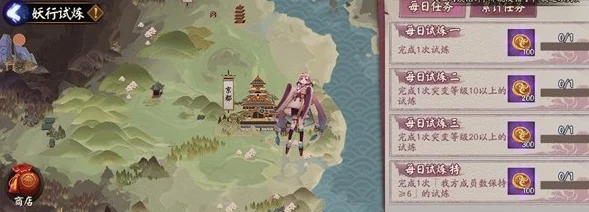阴阳师白狼妖行试炼全攻略，揭秘高效玩法，助你称霸试炼场