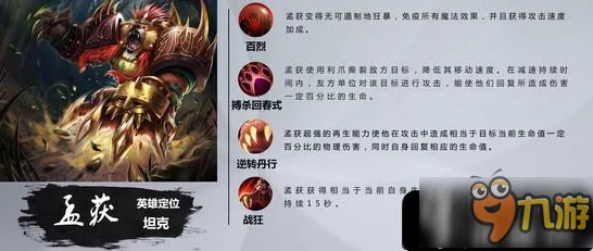 小米超神手游，孟获霸战技巧揭秘，技能实战与攻略深度剖析