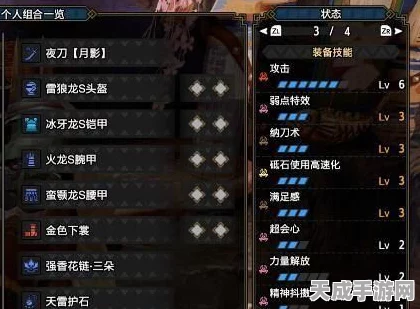 银火套闪耀！怪物猎人3太刀搭配终极攻略