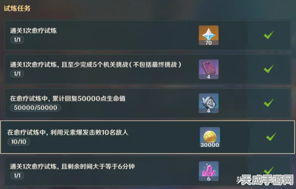 原神迷城战线第二关愈疗试炼深度攻略，解锁高效通关秘籍