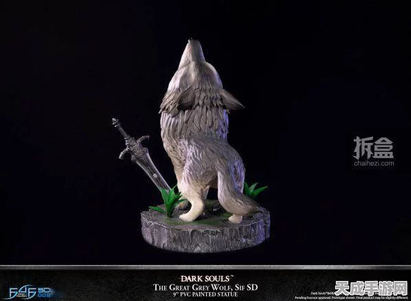 黑暗之魂巨狼希夫雕像震撼登场，口衔巨剑，独守陵墓，限量珍藏！