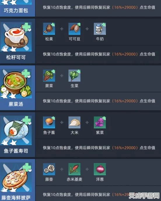 幻塔美食揭秘，游鱼探珠完美制作攻略及食谱配方大公开