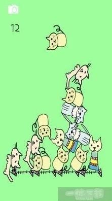 萌宠叠叠乐，堆叠小猫游戏风靡手游界，趣味挑战等你来战！