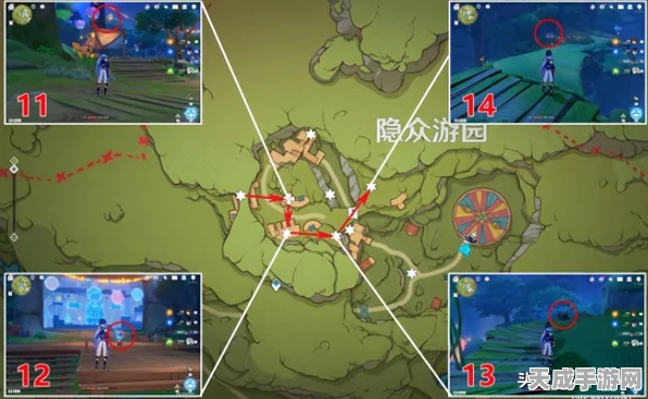 原神隐众游园全攻略，北礼券搜集大赛秘籍大公开