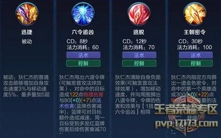 王者荣耀高手进阶，狄仁杰技能全解析与符文搭配秘籍