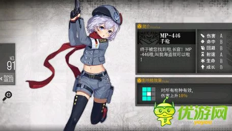 少女前线手游，MP446手枪深度剖析，解锁战场新利器