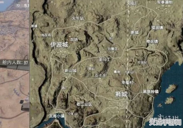 绝地求生刺激战场，沙漠地图资源分布全揭秘，战术布局新指南