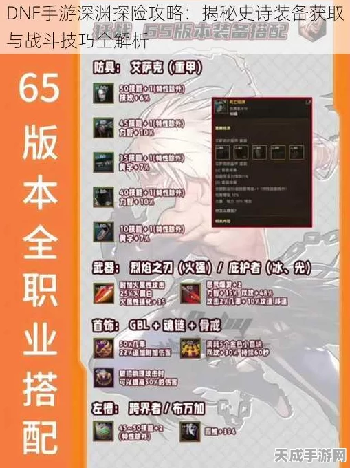 DNF深度攻略，揭秘四大史诗装备高效爆点，助你战力飙升！