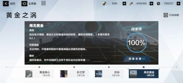 战双帕弥什深度攻略，黄金之涡第一章黄金核心通关秘籍