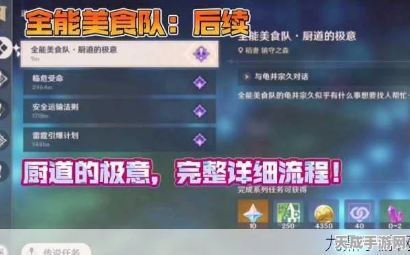 原神攻略，全能美食队寻食之旅任务触发全揭秘