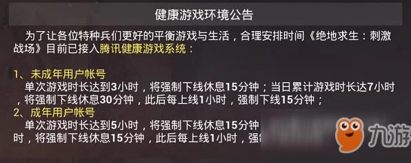 揭秘！刺激战场未成年玩家游戏时长真相，年龄与游戏习惯大揭秘