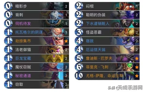 炉石传说标准模式新攻略，揭秘高效剽窃贼卡组搭配策略