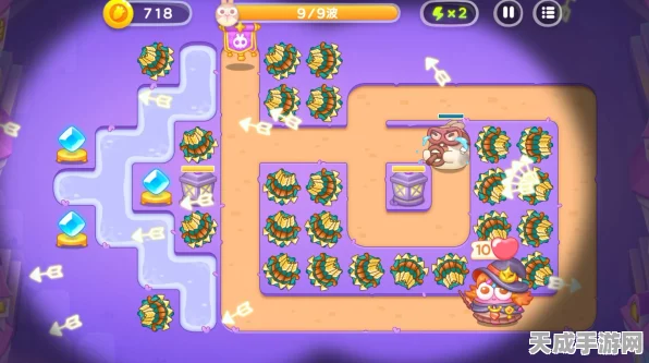 保卫萝卜4深度攻略，揭秘阿波与魔法宝藏第56关必胜策略