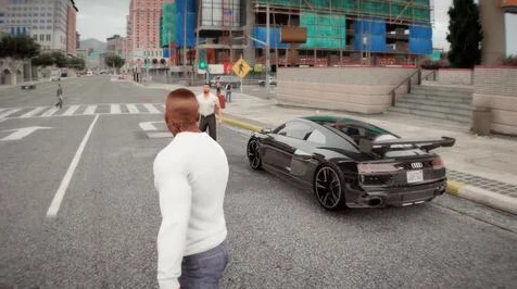 GTA 5极致画质挑战，帧率极限下的速度与激情