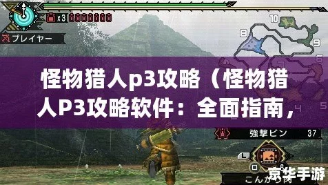 怪物猎人P3，探索未知！揭秘隐藏区域神秘入口全攻略
