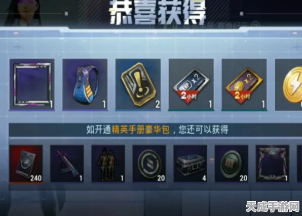 和平精英手册活跃礼包全揭秘，珍稀道具与丰厚奖励一网打尽