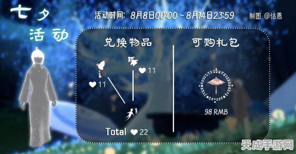 光遇七夕浪漫献礼，比翼发饰兑换全攻略及活动细节揭秘