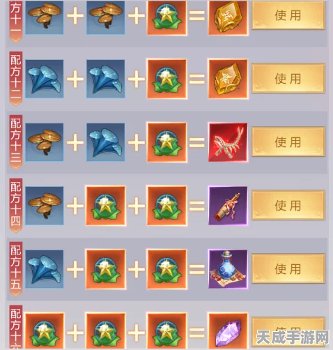 手游新纪元，全能斗士工坊配方全揭秘，打造战斗巅峰！