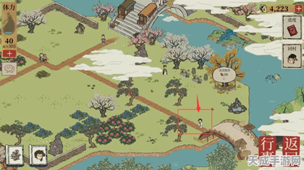 江南百景图桃花村探秘，铲子寻觅与凤仙花培育全攻略
