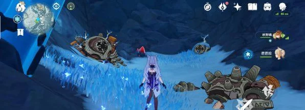 原神星荧洞窟探秘，揭秘三大仙灵藏匿之处，助你征服冰雪秘境！