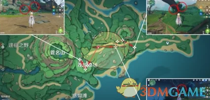 原神探索指南，揭秘幽灯蕈全地图分布与采集攻略