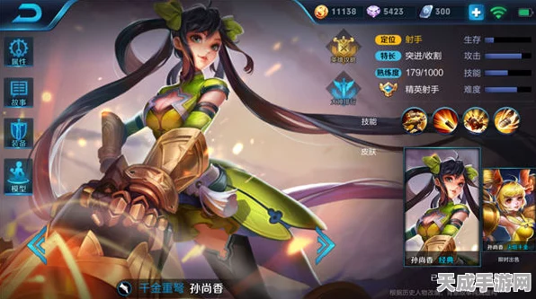 CF手游新角色孙尚香正能量图集大放送，2000张美图陪你燃爆战场