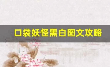 口袋妖怪MMO黑白版，全面攻略与深度解析