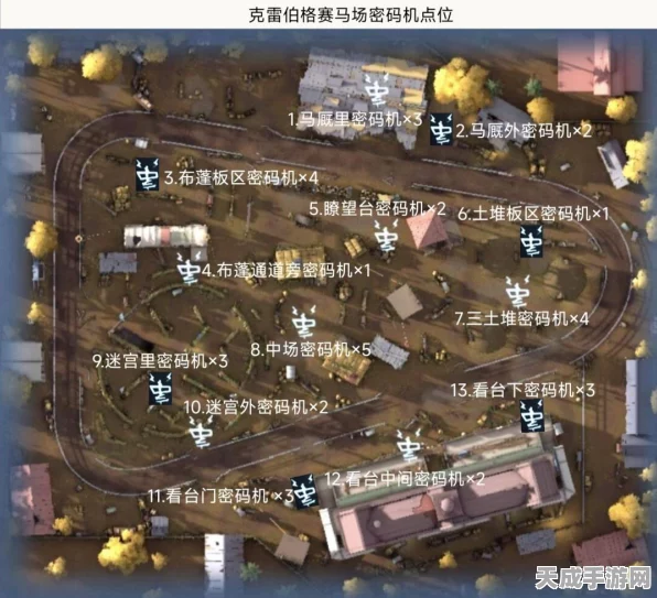 第五人格深度揭秘，克雷伯格赛马场地窖精确坐标与竞技策略