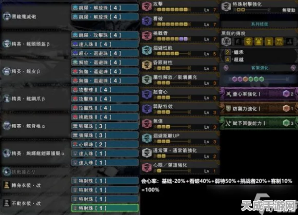 怪物猎人曙光，葬银弹丸制作秘籍大公开，速通高级武器锻造之路