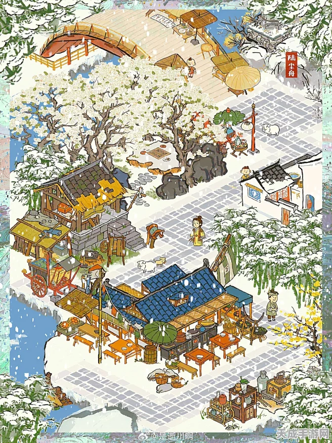 江南百景图，经营白雪镇活动盛大开启，打造梦幻冬日小镇！