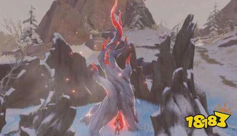 探秘原神雪山，揭秘难找绯红玉髓的隐藏位置