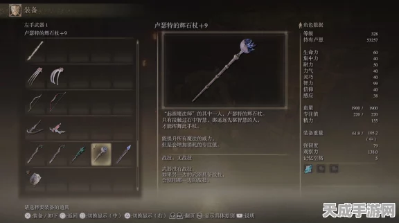 艾尔登法环法师巅峰对决，揭秘最强法杖与武器排行
