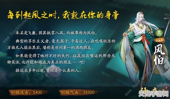 手游资讯，神都夜行录风伯雨师最强搭档揭秘，策略搭配助你称霸妖界！